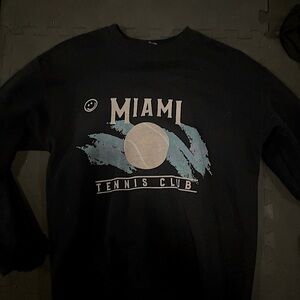Summer laundry men’s Medium Miami Tennis Club Unisex Crewneck Sweatshirt